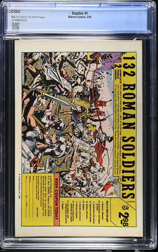 Dazzler #1 (3/81) Graded CGC 9.6