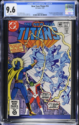 New Teen Titans #14 (12/81) Graded CGC 9.6