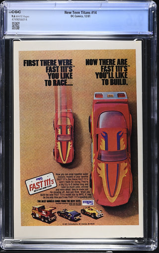 New Teen Titans #14 (12/81) Graded CGC 9.6
