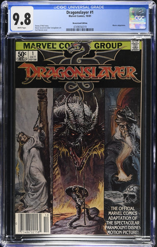 Dragonslayer #1 (10/81) Graded CGC 9.8 Newsstand Edition