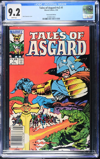 Tales of Asgard #v2 #1 (2/84) Graded CGC 9.2 Newsstand Edition