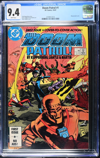 Doom Patrol #1 (10/87) Graded CGC 9.4