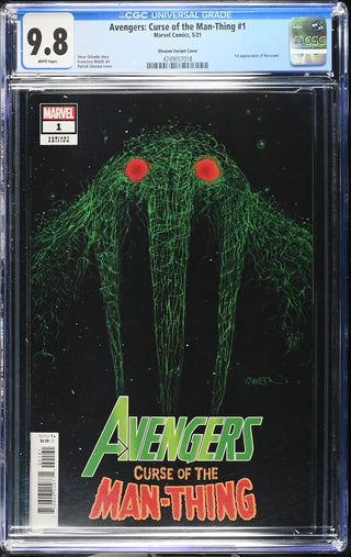 Avengers: Curse of the Man-Thing #1 (5/21) Graded CGC 9.8 Gleason Variant Cover