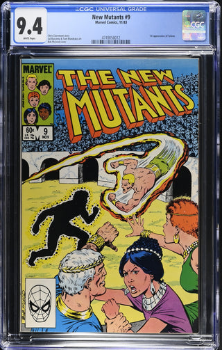 New Mutants #9 (11/83) Graded CGC 9.4