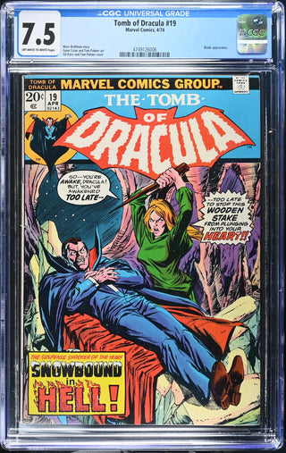Tomb of Dracula #19 (4/74) Graded CGC 7.5