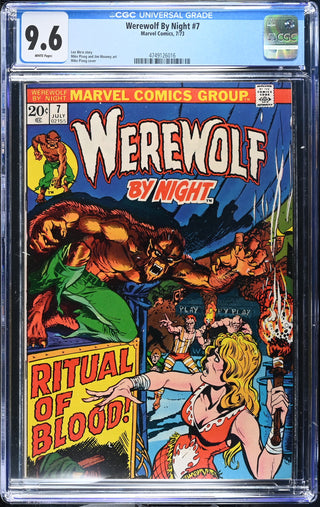 Werewolf By Night #7 (7/73) Graded CGC 9.6