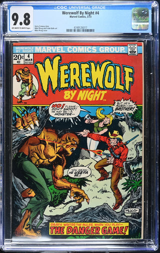 Werewolf By Night #4 (3/73) Graded CGC 9.8