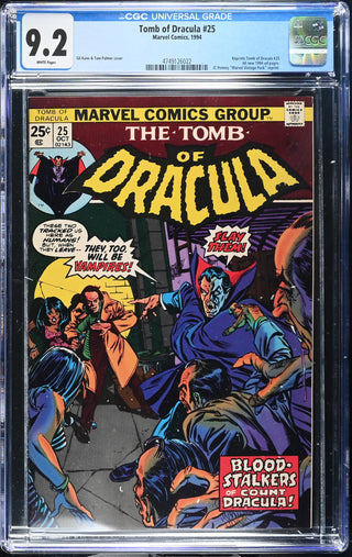 Tomb of Dracula #25 Reprint (1994) Graded CGC 9.2