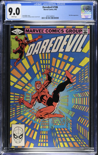 Daredevil #186 (9/82) Graded CGC 9.0