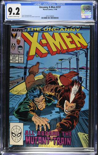 Uncanny X-Men #237 (11/88) Graded CGC 9.2