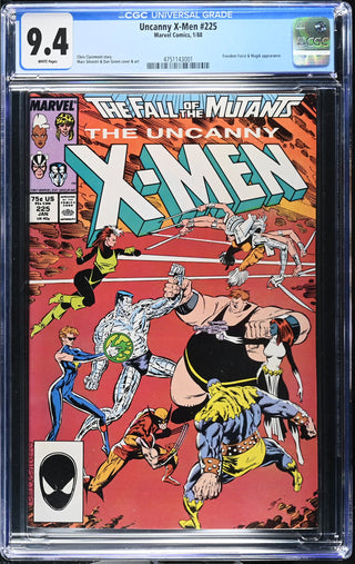 Uncanny X-Men #225 (1/88) Graded CGC 9.4
