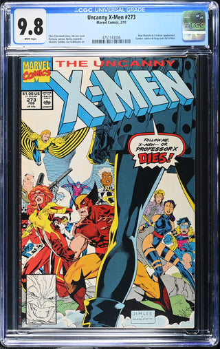 Uncanny X-Men #273 (2/91) Graded CGC 9.8