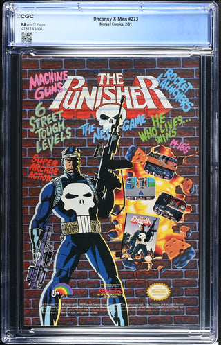 Uncanny X-Men #273 (2/91) Graded CGC 9.8