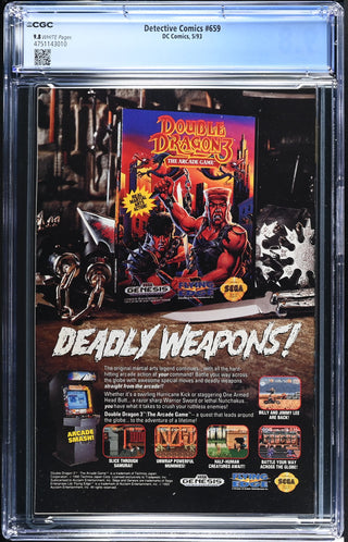 Detective Comics #659 (5/93) Graded CGC 9.8