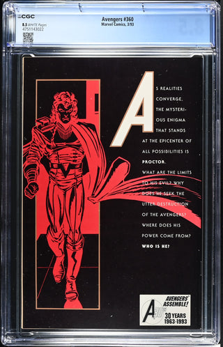 Avengers #360 (3/93) Graded CGC 8.5