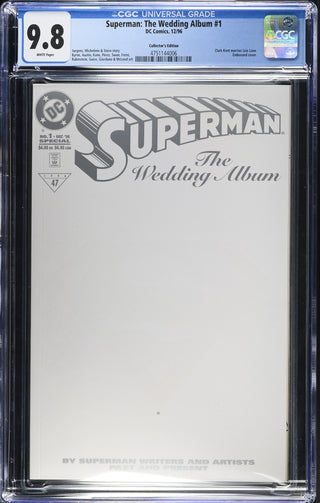 Superman: The Wedding Album #1 (12/96) Graded CGC 9.8 Collector's Edition