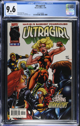 Ultragirl #2 (12/96) Graded CGC 9.6