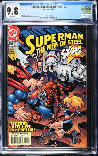 Superman: The Man of Steel #110 (3/01) Graded CGC 9.8