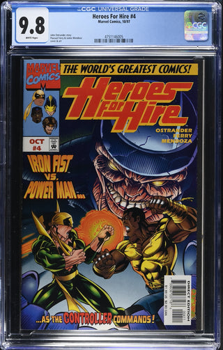 Heroes For Hire #4 (10/97) Graded CGC 9.8