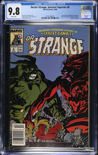 Doctor Strange, Sorcerer Supreme #8 (10/89) Graded CGC 9.8