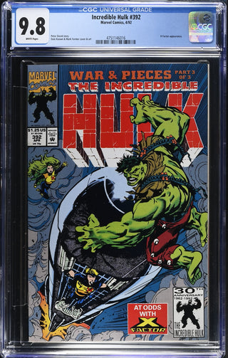 Incredible Hulk #392 (4/92) Graded CGC 9.8