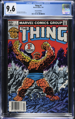 Thing #1 (7/83) Graded CGC 9.6 Newsstand Edition