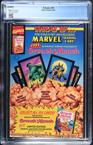 X-Factor #91 (6/93) Graded CGC 9.6