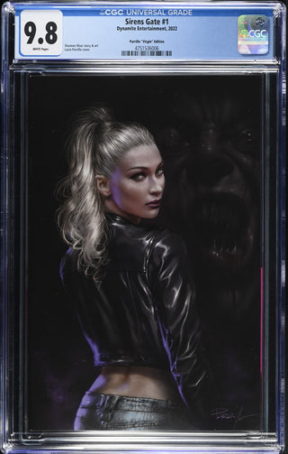 Sirens Gate #1 (2022) Graded CGC 9.8 Parrillo "Virgin" Edition