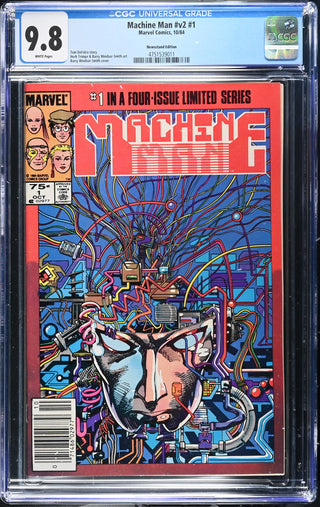 Machine Man #v2 #1 (10/84) Graded CGC 9.8 Newsstand Edition