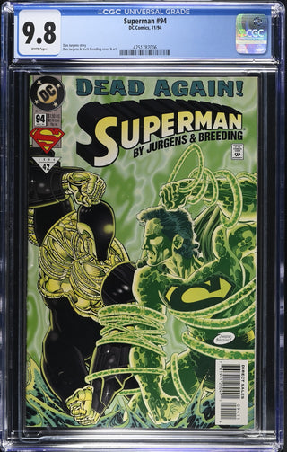 Superman #94 (11/94) Graded CGC 9.8