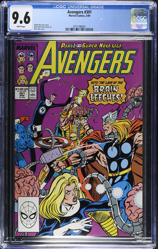 Avengers #301 (3/89) Graded CGC 9.6