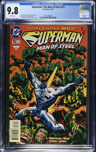 Superman: The Man of Steel #73 (11/97) Graded CGC 9.8