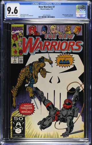 New Warriors #7 (1/91) Graded CGC 9.6