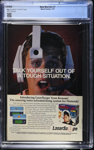 New Warriors #7 (1/91) Graded CGC 9.6