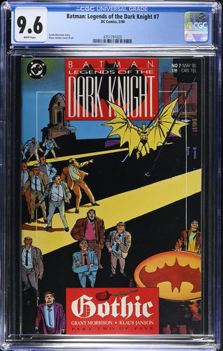 Batman: Legends of the Dark Knight #7 (5/90) Graded CGC 9.6