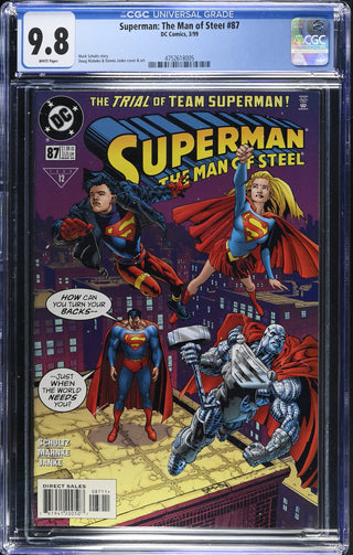 Superman: The Man of Steel #87 (3/99) Graded CGC 9.8