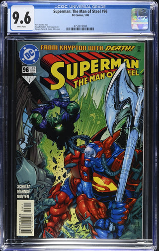 Superman: The Man of Steel #96 (1/00) Graded CGC 9.6