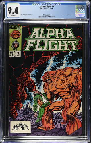 Alpha Flight #9 (4/84) Graded CGC 9.4