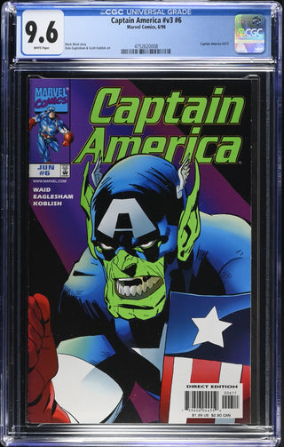 Captain America #v3 #6 (6/98) Graded CGC 9.6