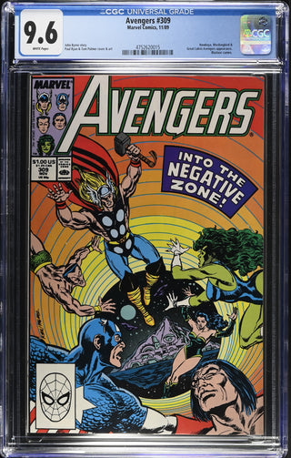 Avengers #309 (11/89) Graded CGC 9.6
