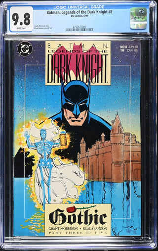 Batman: Legends of the Dark Knight #8 (6/90) Graded CGC 9.8