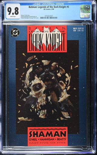 Batman: Legends of the Dark Knight #5 (3/90) Graded CGC 9.8