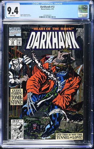 Darkhawk #12 (2/92) Graded CGC 9.4