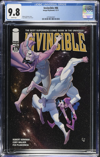 Invincible #86 (12/11) Graded CGC 9.8 front cover