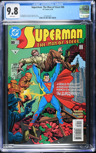 Superman: The Man of Steel #80 (6/98) Graded CGC 9.8