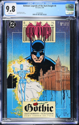 Batman: Legends of the Dark Knight #8 (6/90) Graded CGC 9.8