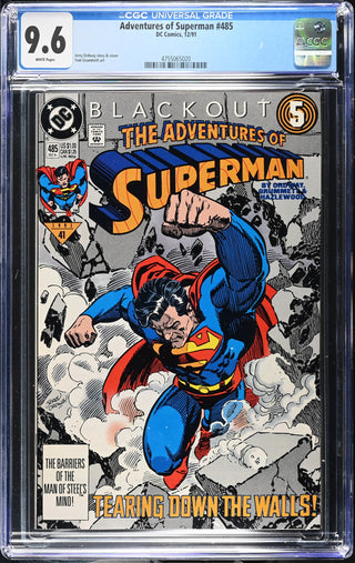 Adventures of Superman #485 (12/91) Graded CGC 9.6