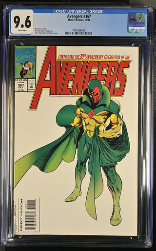 Avengers #367 (10/93) Graded CGC 9.6