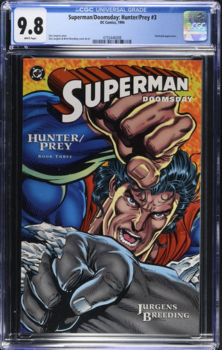 Superman/Doomsday: Hunter/Prey #3 (1994) Graded CGC 9.8