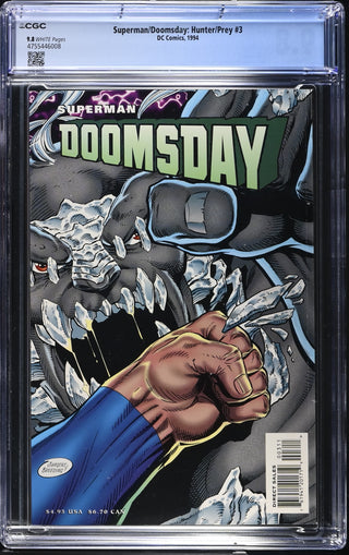 Superman/Doomsday: Hunter/Prey #3 (1994) Graded CGC 9.8